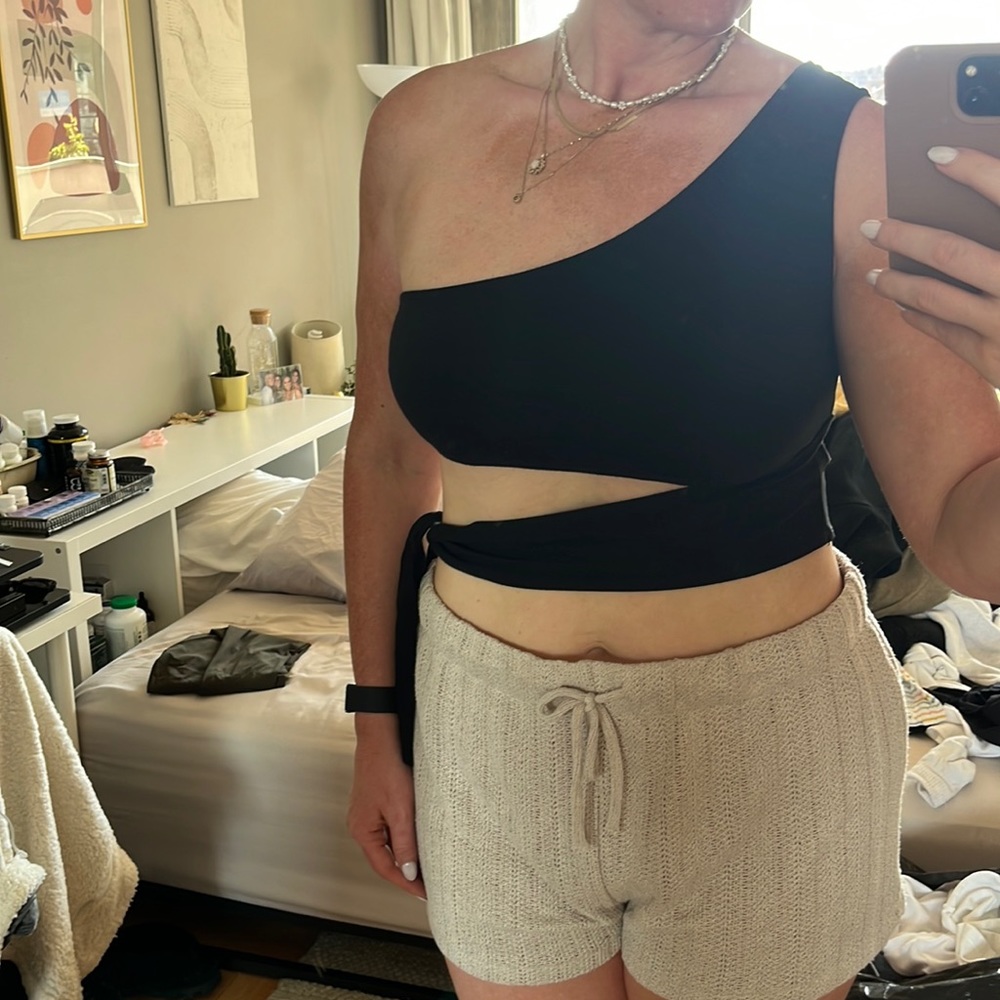 Urban outfitters one shoulder top
